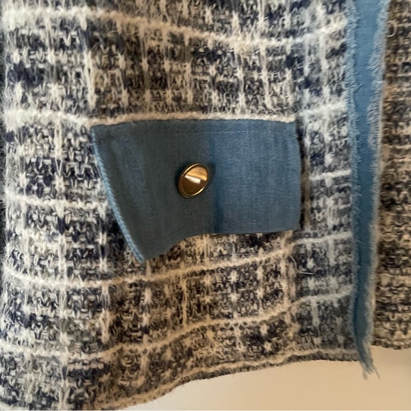 SIONI Faux tweed jacket-cardigan size L - Picture 3 of 7